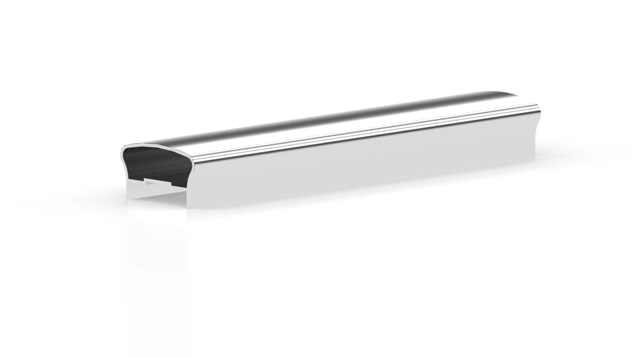 3D rendering of the Linear EMS-1 aluminum railing Product Category